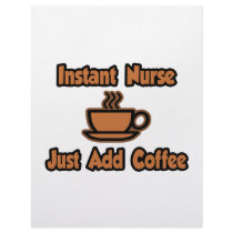 Instant Nurse...Just Add Coffee Letterhead Design