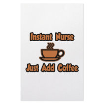 Instant Nurse...Just Add Coffee Personalized Stationery