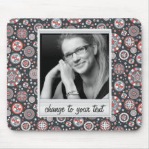 Instant photo - photoframe with pattern mouse pad