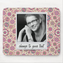 Instant photo - photoframe with pattern mouse pads