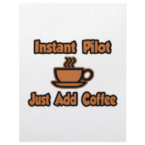 Instant Pilot...Just Add Coffee Letterhead Design