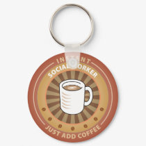 Instant Social Worker keychains
