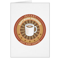 Instant Software Engineer Greeting Cards