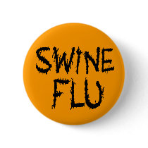 Instant Swine Flu Costume Pinback Button