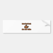 Instant Tennis Coach...Just Add Coffee Bumper Stickers