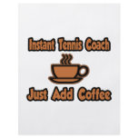 Instant Tennis Coach...Just Add Coffee flyers