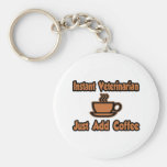 Instant Veterinarian...Just Add Coffee Key Chain