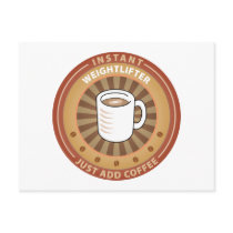 Instant Weightlifter postcards