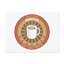 Instant Wrestler postcards