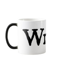 Instant Writer (just add hot coffee) mugs