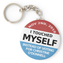 ...Instead Of Voting For Christine O'Donnell Key Chains