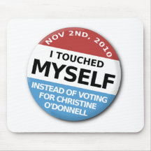 ...Instead Of Voting For Christine O'Donnell Mousepads