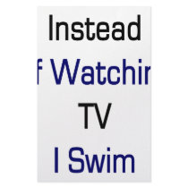 Instead Of Watching TV I Swim stationery