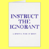 Instruct the ignorant cards