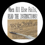 INSTRUCTIONS PLAIN stickers