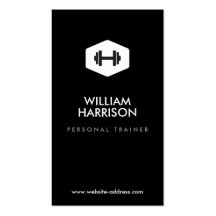 INSTRUCTOR PERSONAL, LOGOTIPO DEL INSTRUCTOR DE LA TARJETA DE VISITA