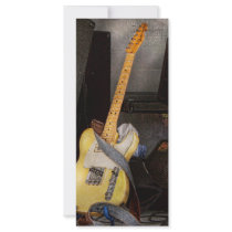 Instrument - Guitar - Playing in a band Customized Rack Card