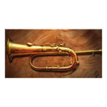 Instrument - Horn - Reveille and Rouse Photo Card Template