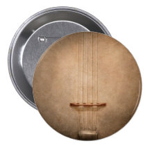 Instrument - String - I love banjo's Buttons