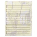 Instrument-Themed Staff Paper in Gold Full Color Flyer