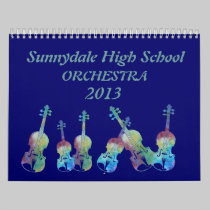 Instrumentos de la orquesta calendarios