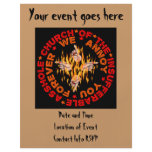 Insufferable Asshole Church flyers