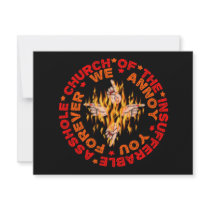 Insufferable Asshole Church invitations by godless_heathen Insufferable Asshole Church invitations