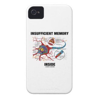 Insufficient Memory Inside (Neuron / Synapse) Case-Mate iPhone 4 Cases