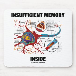 Insufficient Memory Inside (Neuron / Synapse) mousepad