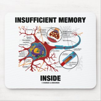 Insufficient Memory Inside (Neuron / Synapse) Mouse Pad