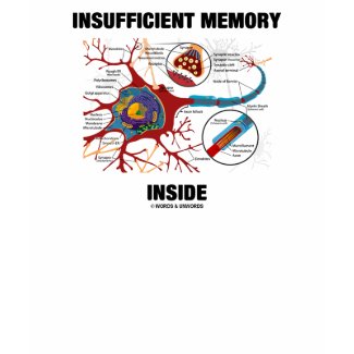 Insufficient Memory Inside (Neuron / Synapse) shirt