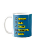 Insulting slogan anti Obama Coffee Mug
