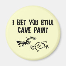 Insulting slogan fridge magnets