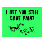 Insulting slogan post card