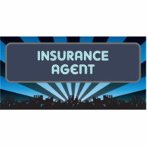 Insurance Agent Marquee photo sculptures by itsallhot Insurance Agent Marquee photo sculptures