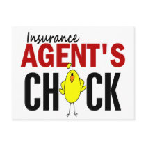 INSURANCE AGENT’S CHICK postcards by professiongifts INSURANCE AGENT’S CHICK postcards