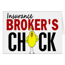 INSURANCE BROKER’S CHICK cards by professiongifts INSURANCE BROKER’S CHICK cards