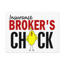 INSURANCE BROKER’S CHICK postcards by professiongifts INSURANCE BROKER’S CHICK postcards
