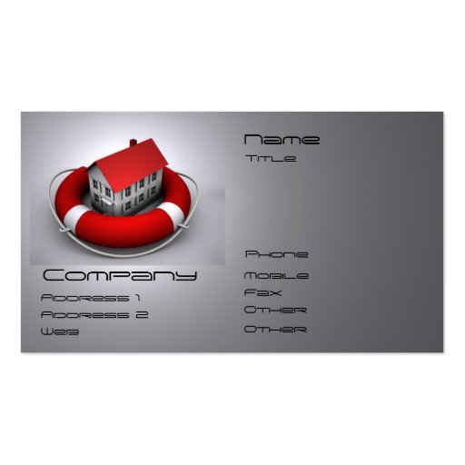 Insurance Business Card (front side)