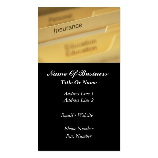 Insurance Business Card