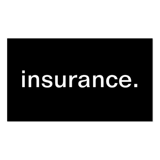 Insurance Business Card Templates