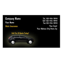 Insurance Business Cards
