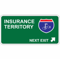 Insurance Next Exit photo sculptures by whatitis Insurance Next Exit photo sculptures