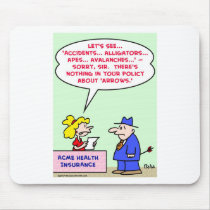 insurance policy arrows mousepads