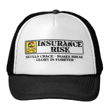 Insurance Risk - Skulls Crack - Bones Break Hat