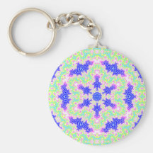 Integral Vortices Hexagram V 3  Keychain