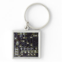 Integrated Circuit Board Luggage & Laptop Tag Keychain