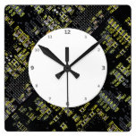 Integrated Circuit Board Wall Clock