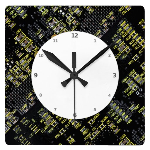 Integrated Circuit Board Wall Clock Zazzle