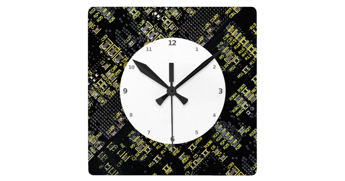 Integrated Circuit Board Wall Clock Zazzle